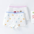 thumbnail image 2 of Toddler Kids Girls Cotton Boxer Briefs Underwear Cartoon Print Panty Briefs Pack of 2, 2 of 12