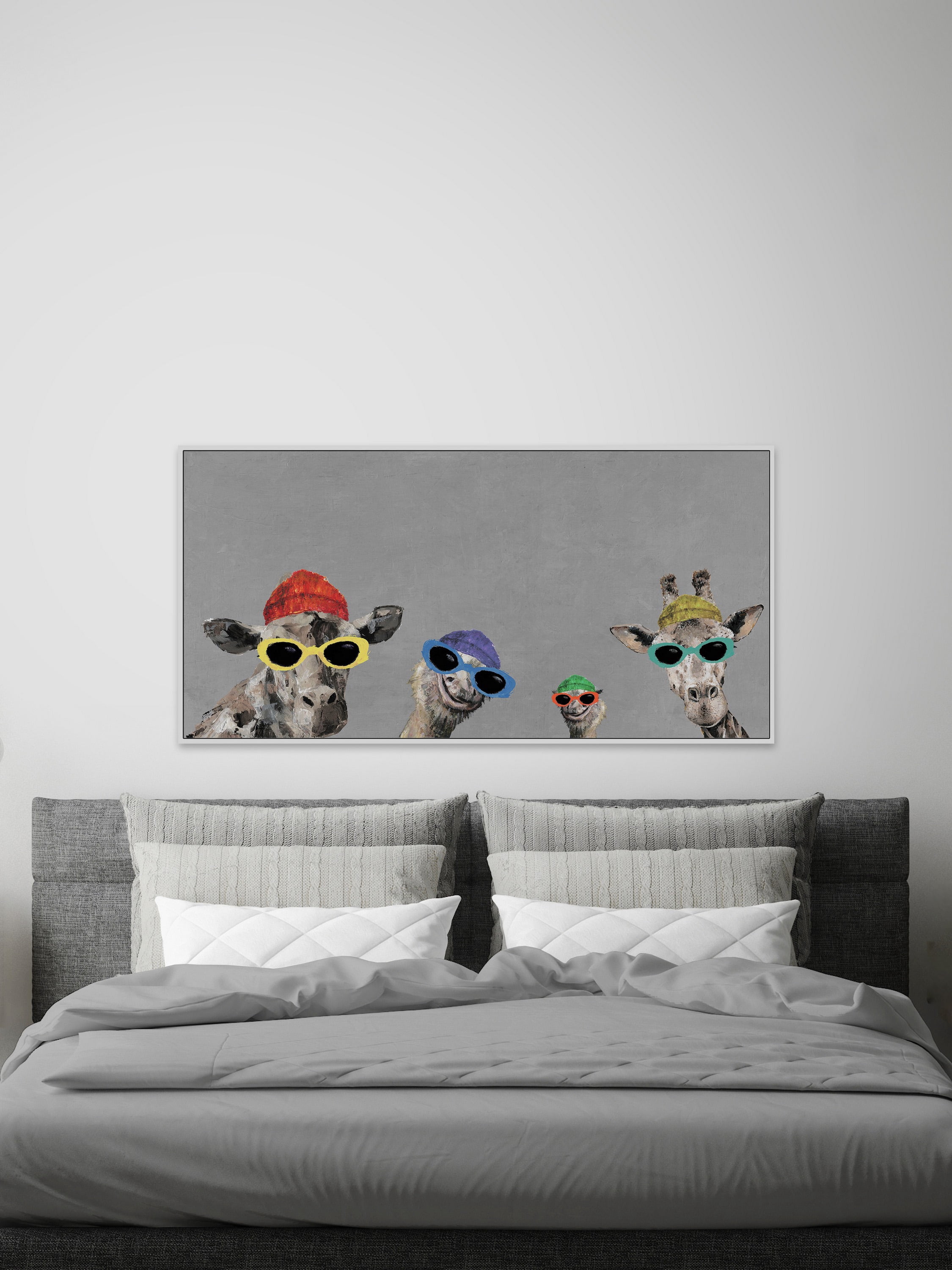 The Artists III Floater Framed Painting Print on Canvas