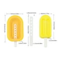 thumbnail image 3 of Fridja Silicone Ice Cream Molds With Lid Sticks For Popsicle Ice Cream DIY Froze, 3 of 5
