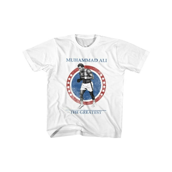 Muhammad Ali The Greatest White Youth T-Shirt Tee