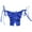 Blue, variant on Women Lace Underwear Thongs Bikini Panties G String Thong Stretch Ladie Brief Underwear Thong