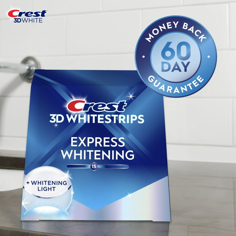 Crest 3D Radiant Brilliance Whitestrips with Light Teeth