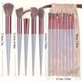 thumbnail image 3 of 13pcs Professional Makeup Brush Set-Soft,Fluffy&Hypoallergenic For Foundation,Blush,Powder&Eyeshadow-Includes Kabuki Blending Brushes, 3 of 4