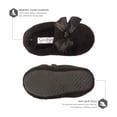thumbnail image 3 of Jessica Simpson Girls Slip-On Clogs - Fuzzy Comfy Warm Memory Foam Sherpa Slippers with Satin Bow, 3 of 9