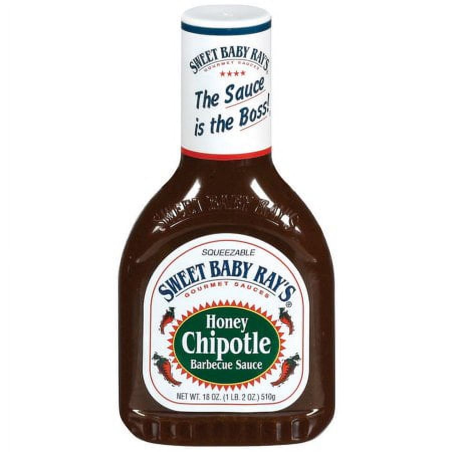 Sweet Baby Ray's Honey Chipotle Barbecue Sauce, 18 Oz (Pack of 12)
