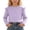 1-Purple154, variant on Kiijoy Toddler Girls Ruffle Long Sleeve T-Shirt Casual Cotton Crew Neck Blouse, Sizes 4-5