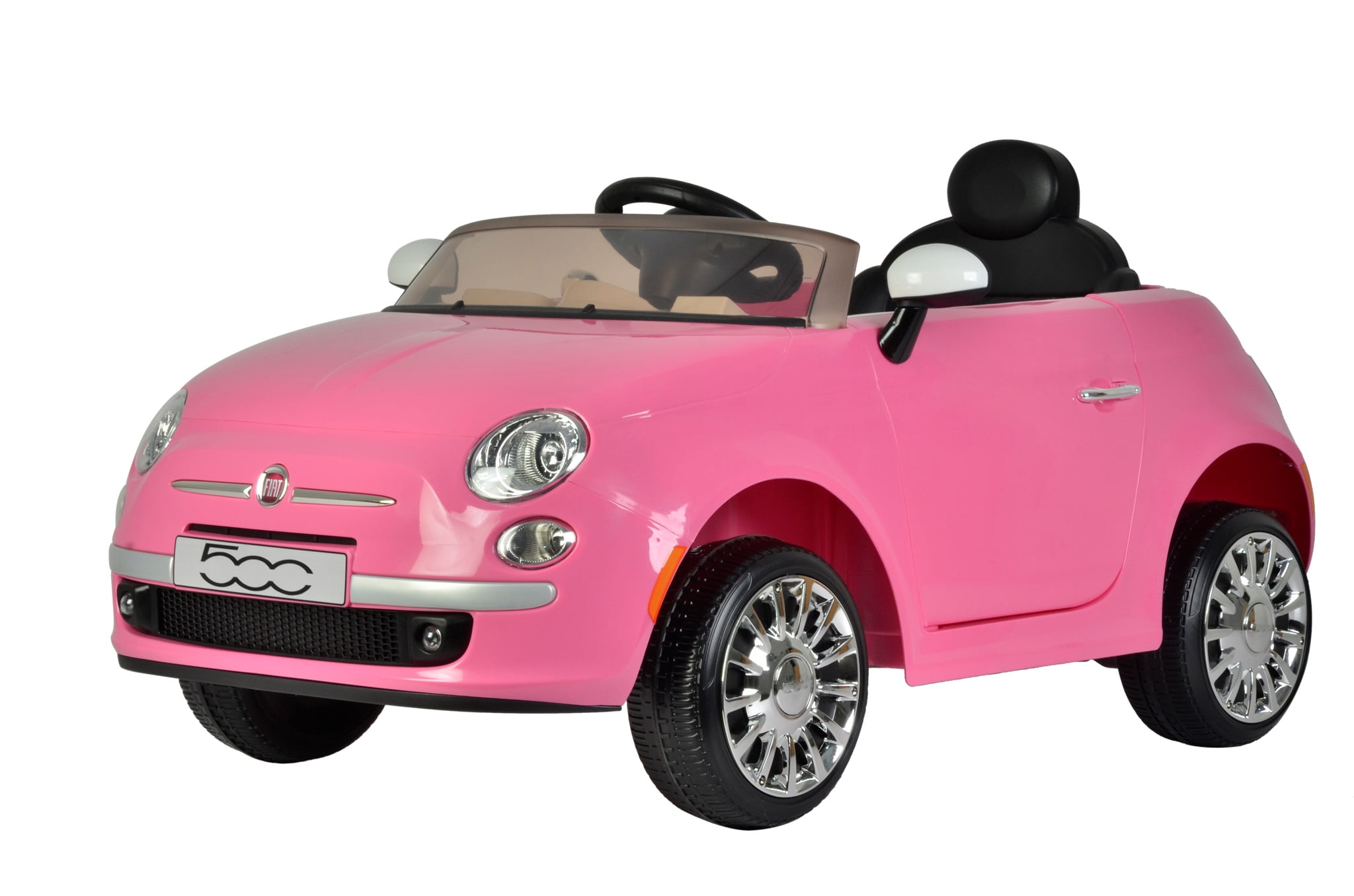 pink fiat 500 ride on