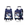 thumbnail image 1 of MAWCLOS Boys Bookbag Top Handle Daypack Anti-Theft Waterproof Rolling Backpack Multi Pockets Kids Infantry Pack Shoulder Bags Girls Spaceman S with Pendant, 1 of 2