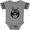 Football Heather and Smoke, variant on Inktastic Proud Owner of a Bearded Daddy Boys or Girls Baby Bodysuit