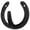 1pcs, variant on JUANCHENG Black Horseshoe Wall Hook Cast Iron Rustic Decor for Entryway Organization
