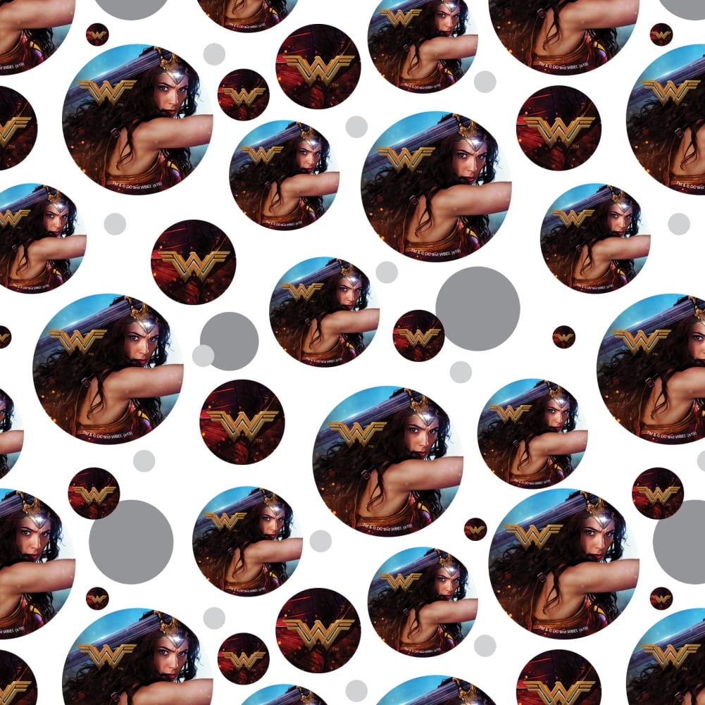 Wonder Woman Christmas Wrapping Paper 
