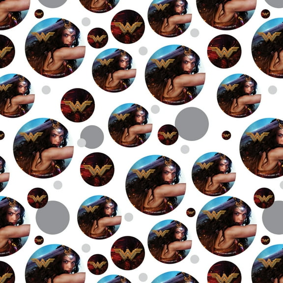 Wonder Woman Movie Battle Premium Gift Wrap Wrapping Paper Roll