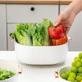 thumbnail image 5 of XGFHYJEH Colander, Colander Plastic, Small Colander, Berry Colander, Kitchen Colander, Fruit Colander, Small Colander for Fruit and Veggies, Colander Bowl, 5 of 7