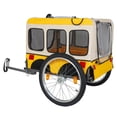 thumbnail image 6 of imerelez Large Folding Bike Trailer for Dogs – Heavy-Duty Steel Frame, Spacious Design with 20-Inch Wheels for All-Terrain Cycling, Jogging & Camping Adventure extra fat width 20-1/8in wheel, 6 of 8