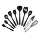 thumbnail image 1 of Utensilio de cocina Irfora Juego de utensilios de cocina de silicona, 10 piezas, cuchara antiadherente resistente al calor, espátula, cucharón, utensilios de cocina, vajilla Irfora Utensilio de cocina, 1 of 7