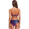 thumbnail image 5 of Dreamtimes Colorful Galaxy Stardust Nebula Swimsuits Padded Bikini Sets Sexy Swimwear for Women, X-Large, 5 of 7