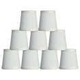 thumbnail image 5 of Urbanest Gray Mini Faux Silk Chandelier Lamp Shade, 3x4x4", Set of 9, 5 of 5