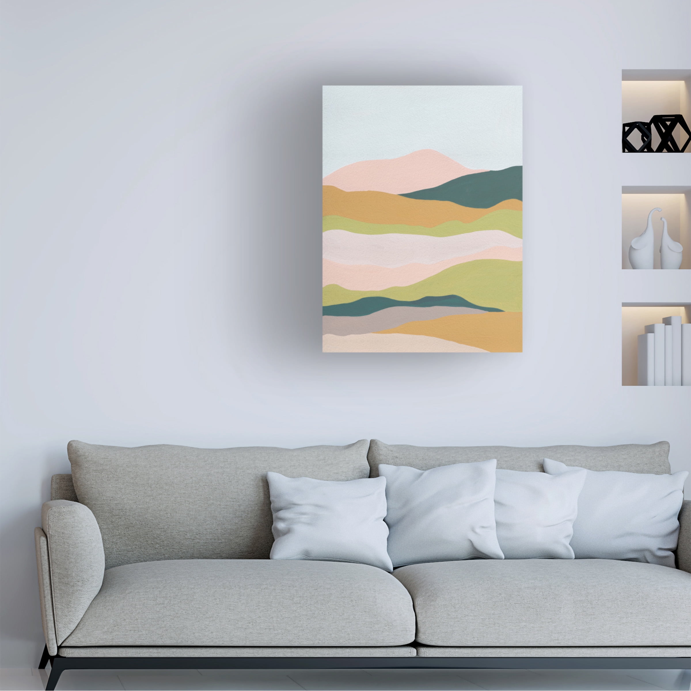 Melissa Wang 'Cloud Layers IV' Canvas Art