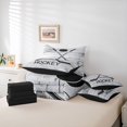 thumbnail image 6 of Feelyou Ice Hockey Bedding Comforter Set 7pcs, Grey Rustic Cabin Queen Bedding Sets, 6 of 8