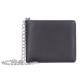 thumbnail image 1 of Cartera corta para hombre, Europa y América, clip abierto para múltiples tarjetas, cadena de moda, clip para billetes, 1 of 5