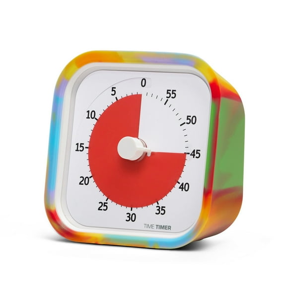 Time Timer MOD Tie Dye Special Edition — Visual 60 Minute Timer - For Classroom Learning