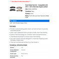 thumbnail image 2 of Front Brake Pad Set - Compatible with 2014 - 2016 Chevy Impala Limited 2015, 2 of 2