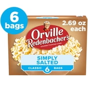 Orville Redenbacher’s Microwave Popcorn, Naturals Light Simply Salted Popcorn, 2.7 oz., 6-Count