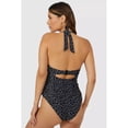 thumbnail image 2 of Gorgeous - Camiseta de Tankini Lunares para Mujer (Monocromático), 2 of 3