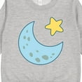 thumbnail image 3 of Inktastic Moon and Star Toddler Sweatshirt, 3 of 4