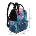 thumbnail image 2 of Gaeub DJ Panda Hot Air Balloon Print Mummy Diaper Bag Backpack,Durable Maternity Baby Nappy Casual Shoulder Bags,Travel Hiking Outdoor Pack, 2 of 6