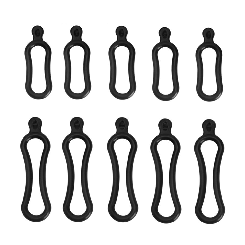 5 Sangles Silicone élastique Pour Vélo – Fixation Pour Lampe, Téléphone, Gourde – Multi-usages – Résistant Et Durable