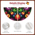 thumbnail image 3 of Disketp Traditional Floral Polish Christmas Tree Skirt, Christmas Tree Decorations, Christmas Decor, Tree Mat Decoration(30-48IN)-36", 3 of 6