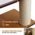 thumbnail image 3 of WZTO 63 inches Large Cat Tree for Indoor Cats, Tall Cat Tower Cat Stands for Indoor Cats | Cat Playground Kitten Scratcher Toy | Cat Climbing Tower with Removable Pads, Pet Play House Furniture, 3 of 8