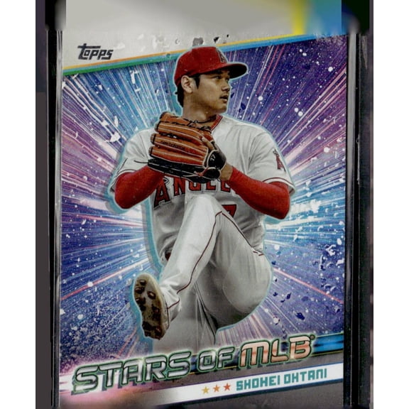 2024 Topps Stars of MLB Shohei Ohtani #SMLB-21 Baseball Trading Card Los Angeles Angels MLB Baseball Trading Card