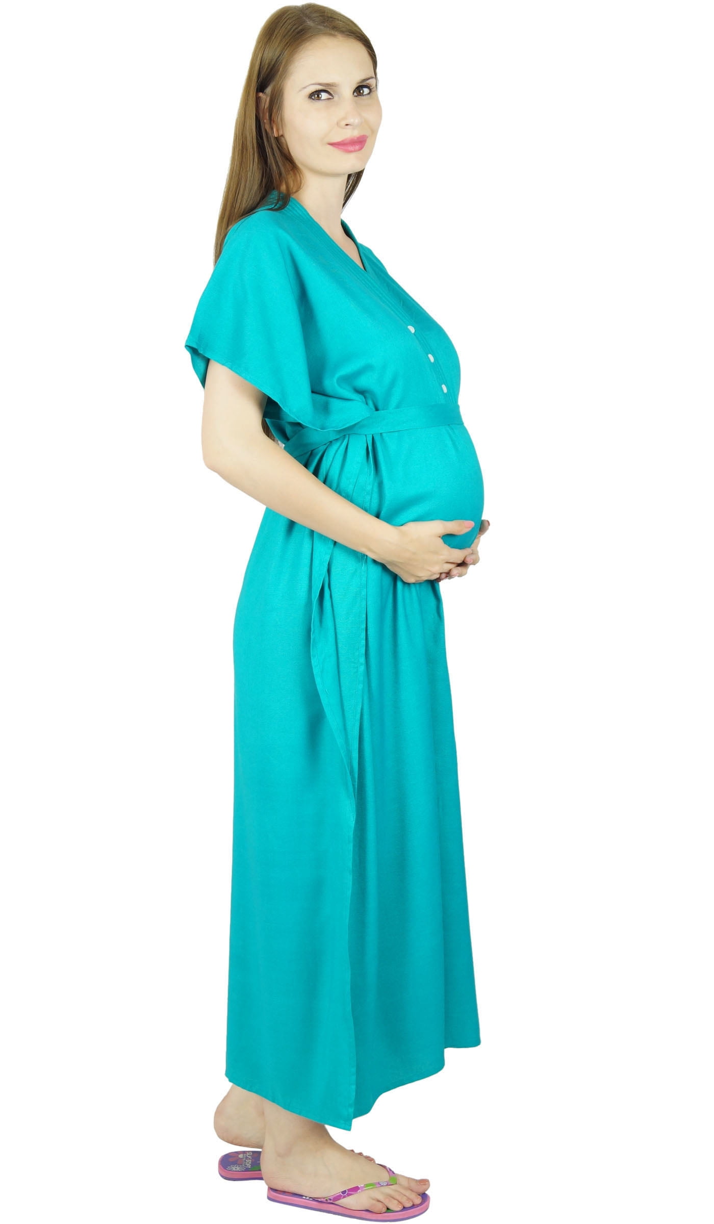 Happy Hues Maternity and Nursing Kaftan Nighty main image 0