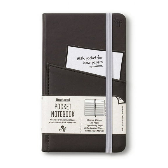 Bookaroo Pocket Notebook (A6) Black (Other)