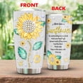 thumbnail image 2 of Sunflower Tumbler with Lid- Classy Mug Novelty 20 oz Great Gift for Birthday, Christmas, Housewarming, Halloween for Women (Sunflower), 2 of 6