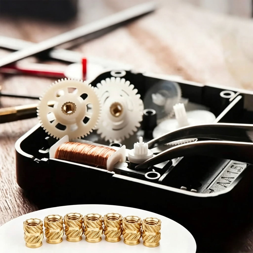 420pack Brasses Threaded Inserts With M3M4M5 Size Heat Embedment Inserting Nut For Strong Fastening