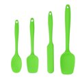 thumbnail image 7 of Kitchen Cooking Silicone Spatula Set Heat Resistant Turner Scraper Baking Utensils Green 4 Pieces, 7 of 7