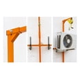 thumbnail image 4 of 1200-lb bright orange AC hoist with 60-ft steel rope and stand—ideal for AC units, heavy equipment, garages, and industrial use., 4 of 10