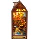 thumbnail image 1 of Kit de rincón de libros para bricolaje, rompecabezas de madera 3D, kits de casa de muñecas en miniatura, modelo de sujetalibros para decoración de estantería, juego de construcción con luz LED, para a, 1 of 3