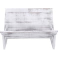 thumbnail image 5 of MyGift Rustic Vintage Whitewash Wooden Tilted Desktop Decorative Storage Organizer, 5 of 6