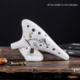 thumbnail image 2 of Cabeza Redonda De 12 Agujeros Cerámica Ocarina Alto C Pintada A Mano, 2 of 8