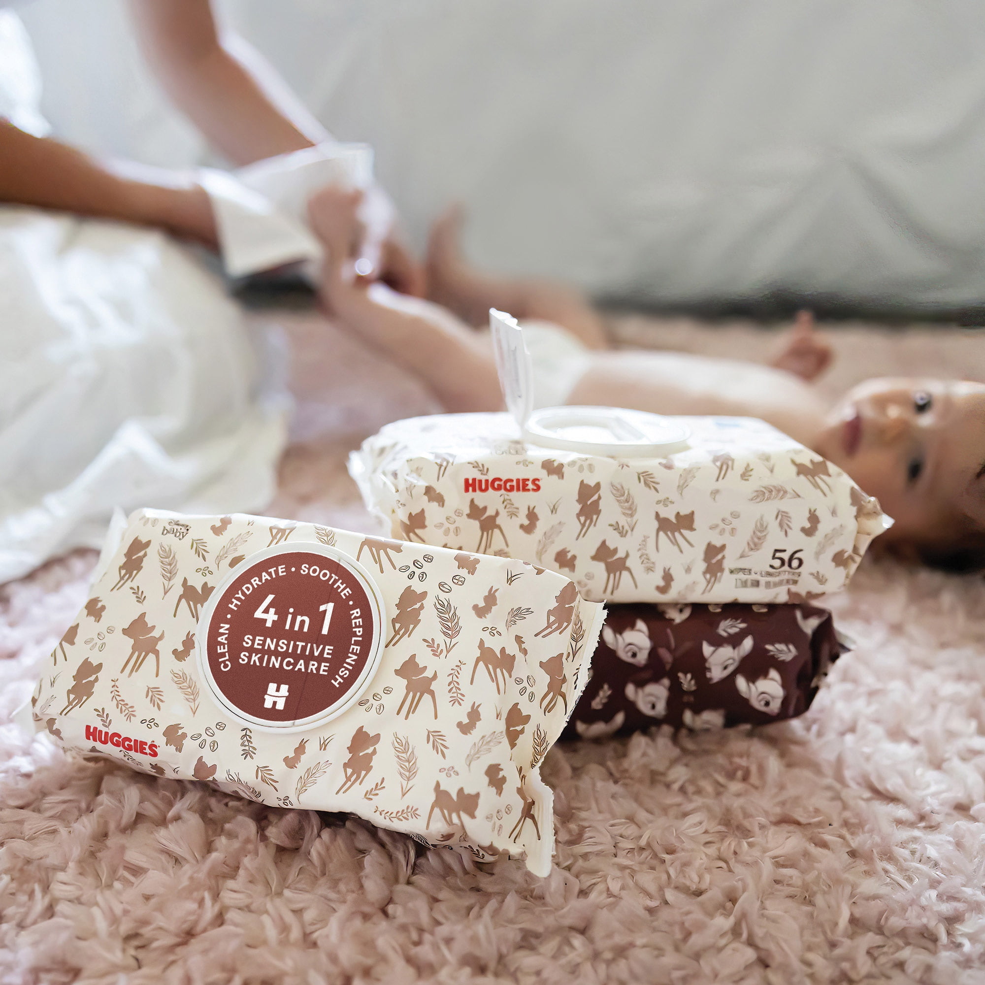 Huggies Calm Baby Wipes, Unscented, 6 Pack, 336 Total Ct (Select for More Options)