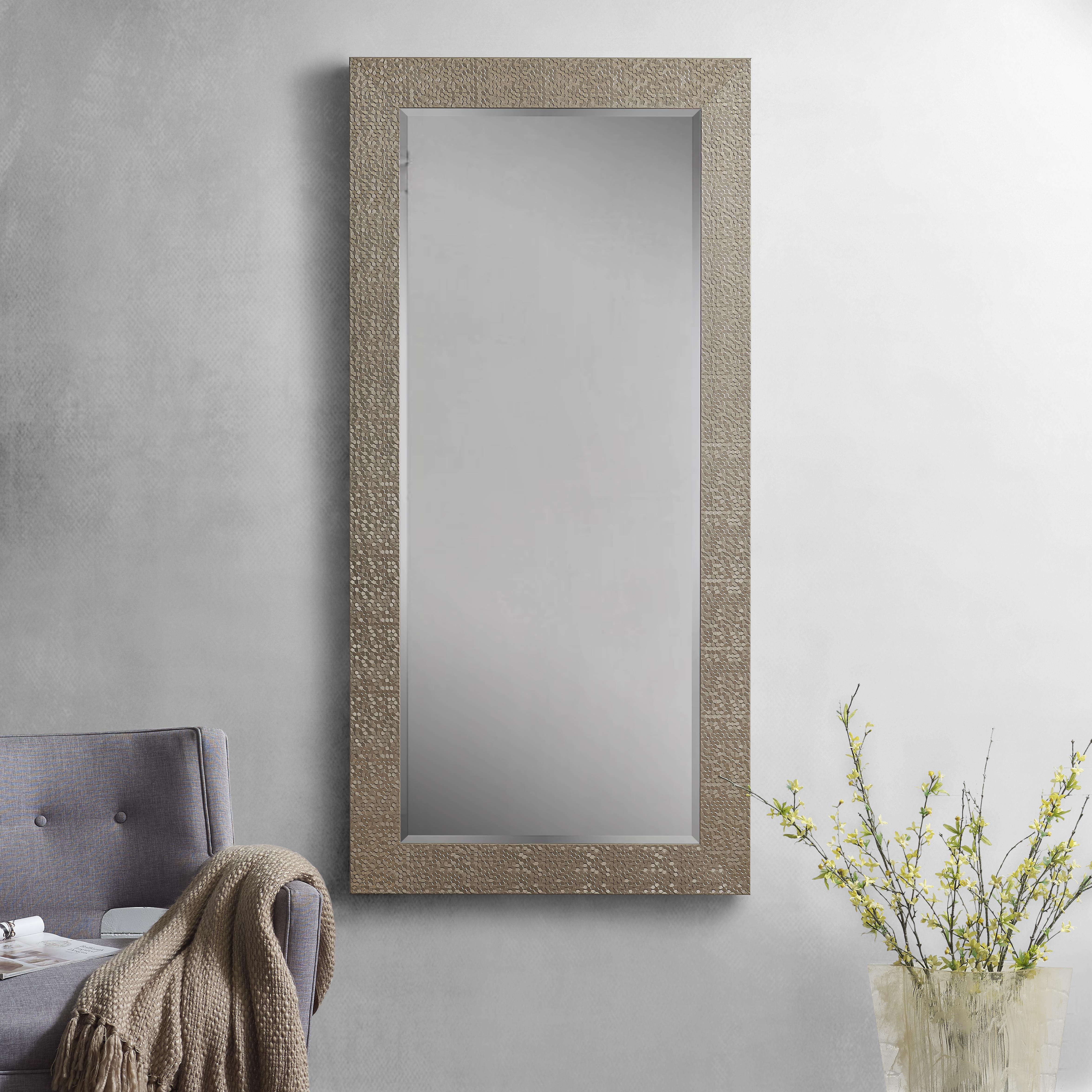 Naomi Home Mosaic Style Mirror Champagne/65.5 x 31.5 Home Décor Home