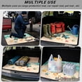 thumbnail image 3 of HUISEFOR Sea Turtle Starfish Car Trunk Mat 29" x 39" All Weather Trunk Protection Cargo Liner Anti-Scratch Easy To Clean Suitable for Most Cars SUV, 3 of 7