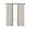 Gray, variant on Simple Farmhouse Style, Blackout Curtains 45 Inches Long for Bedroom, Abstract Grey Geometric Stripe Thermal Insulated Room Darkening Black Out Window Curtain Panels Grommet Drapes for Living Room