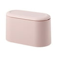 thumbnail image 2 of Mini Trash Can with Lid 8.7x4.3x5.1in Removable Plastic Countertop Waste Bin Small Covered Design for Bathroom Office Kitchen Desk Coffee Table, 2 of 5