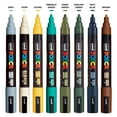 thumbnail image 5 of Uni POSCA PC-5M Water-Based Paint Markers, Reversible Medium Tip (1.8-2.5mm), Earthtone Ink Colors, 8 Count, 5 of 9
