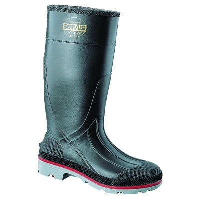 

XTP PVC Steel Toe Knee Boots 15 in H Size 9 Black/Gray/Yellow | Bundle of 5 Pairs